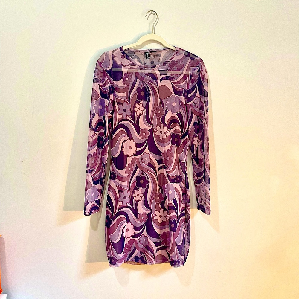 Luna Chix Retro Mesh Dress